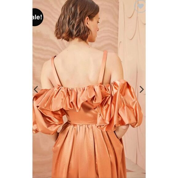 Ulla Johnson Lelita Dress in Copper New With Tags Size 8 - Picture 3 of 10